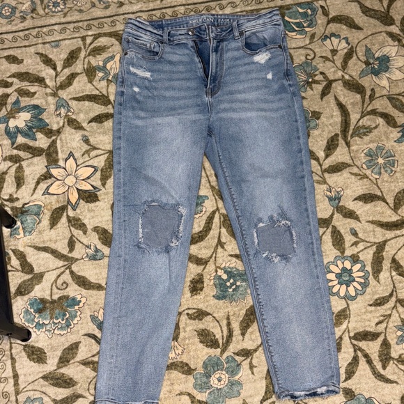 American Eagle Outfitters Blue Straight Leg Jeans - Picture 2 of 4